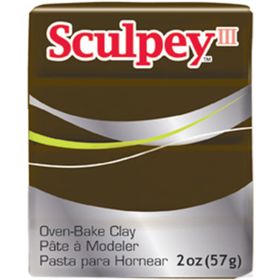 Sculpey III 1109 Suede Brown Polimer Kil