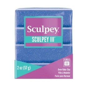 Sculpey Mavi Glitter 57 gr III Polimer Kil