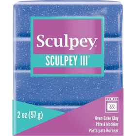 Sculpey Mavi Glitter 57 gr III Polimer Kil