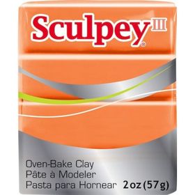 Sculpey Portakal Rengi 57 gr III Polimer Kil
