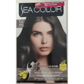 Sea Color 1/0 Siyah 2 Adet Tüp Krem Saç Boyası