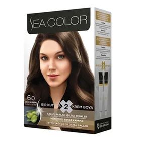 Sea Color 2 Krem 6/0 Koyu Kumral Saç Boyası