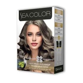Sea Color 2 Tüp Krem Küllü Açık Kumral No:8.1 Saç Boyası
