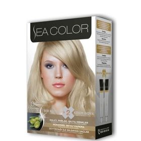 Sea Color 2 Tüp Platin Sarısı No:0.1 Krem Saç Boyası Seti