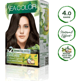 Sea Color 4.0 Koyu Natural Effect Kahve Saç Boyası