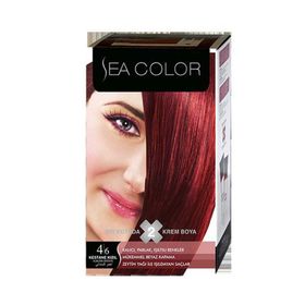 Sea Color 4.6 Kızıl Set Saç Boyası