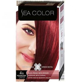 Sea Color 4/6 Kestane Kızıl Saç Boyası