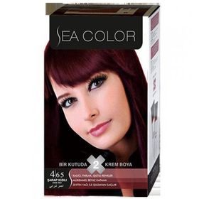Sea Color 4/65 Şarap Kızılı 100 ml Saç Boyası