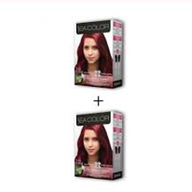 Sea Color 5.65 Çilek Kırmızısı 2x2 Tüp Krem Saç Boyası