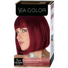Sea Color 5.65 Çilek Kırmızısı Saç Boyası