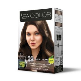 Sea Color 6.0 Koyu Kumral 2x2 Tüp Krem Saç Boyası