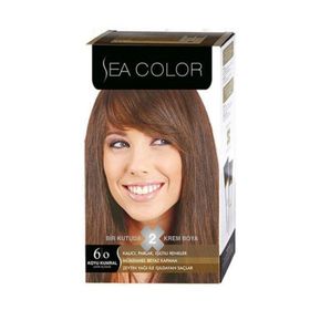 Sea Color 6.0 Koyu Kumral 2x2 Tüp Krem Saç Boyası