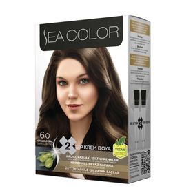 Sea Color 6.0 Koyu Kumral Saç Boyası Seti