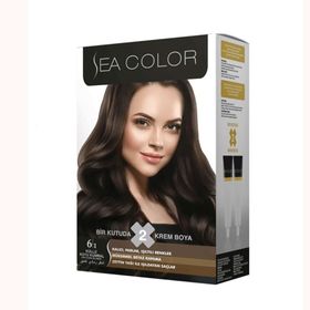 Sea Color 6.1 Küllü Koyu Kumral 2 Adet Saç Boyası