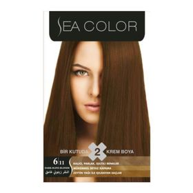 Sea Color 6.11 Yoğun Koyu Küllü Kumral İki Tüplü Set Saç Boyası