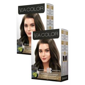 Sea Color 6/11 Yoğun Koyu Küllü Kumral 2x100 ml Saç Boyası