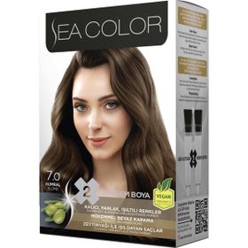 Sea Color 7.0 Kumral 185 ml Saç Boyası Seti