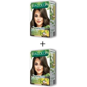 Sea Color 7.11 Yoğun Küllü Kumral 2x2 Adet Saç Boyası