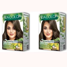 Sea Color 7.11 Yoğun Küllü Kumral 2x2 Tüp Amonyaksız Krem Saç Boyası