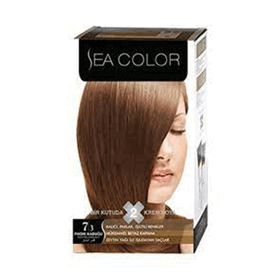 Sea Color 7.3 Fındık Kabuğu 4'lü Krem Saç Boyası Seti