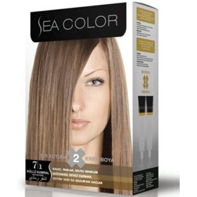 Sea Color 7/1 Küllü Kumral Tüp Saç Boyası