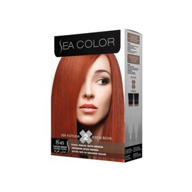 Sea Color 8.45 Tarçın Bakır İki Tüplü Set Saç Boyası