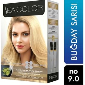 Sea Color 9.0 Buğday Sarısı 2 Adet Saç Boyası