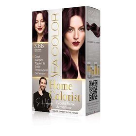 Sea Color Home Colorist 3.66 Kızıl Mor Set Saç Boyası