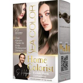 Sea Color Home Colorist 7.1 Sisli Kumral Set Saç Boyası