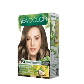 Sea Color Natural Amonyaksız Natural Effect Açık Kumral 8.0 Saç Boyası