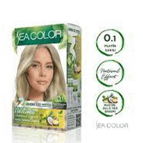 Sea Color Natural Amonyaksız Natural Effect Platin Sarısı 0.1 Saç Boyası