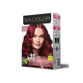 Sea Color Set 5.65 Çilek Kırmızısı Saç Boyası