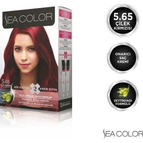 Sea Color Set 5.65 Çilek Kırmızısı Saç Boyası