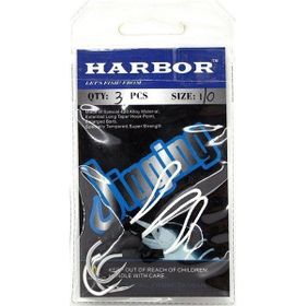 Sea Horse 1/0 3'lü Paket Siyah Harbor Jig İğnesi