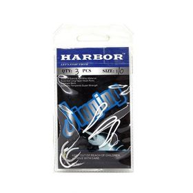 Sea Horse 1/0 3'lü Paket Siyah Harbor Jig İğnesi