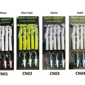 Sea Horse 10 cm 10 g 5+3 Candy Soft Bait Silikon Yem