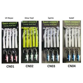 Sea Horse 10 cm 10 g 5+3 Candy Soft Bait Silikon Yem
