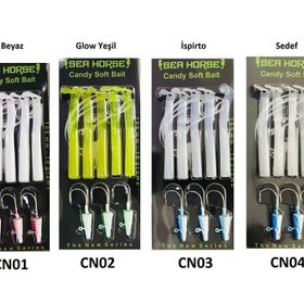 Sea Horse 10 cm 10 g 5+3 Candy Soft Bait Silikon Yem