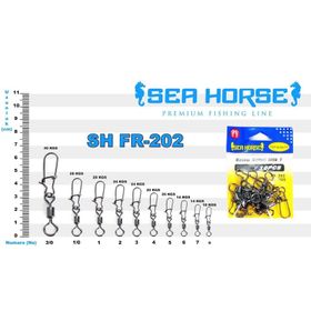 Sea Horse FR-202 No:3/0 10'lu Paket Klips