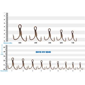 Sea Horse KHV SH19-8240 NO:4 Üçlü 2 Adet İğne