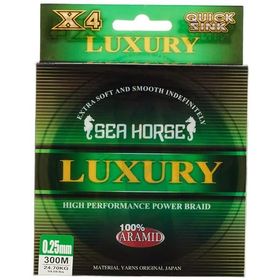Sea Horse Luxury 300 m 4x 0,25 mm İpek Misina