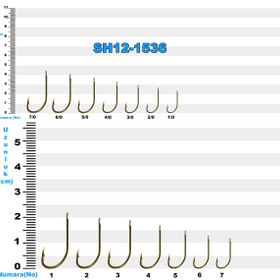 Sea Horse SH12-1536 NO:6 100'lü İğne