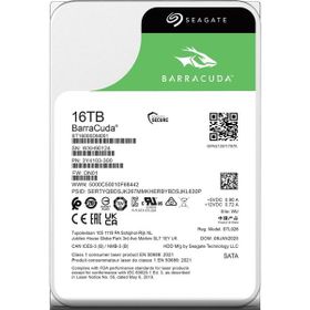 Seagate ST16000DM001 Barracuda 16 TB 7200RPM 512 MB Cache SATA 6.0 GB/s 3.5 inç Internal Hard Disk