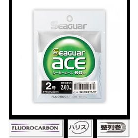 Seaguar Ace %100 Fluoro 60 mt 0.185 mm Carbon Misina