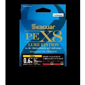 Seaguar Lure Edition PE 8 Örgü 150 m Multi Color 1.2 Spin İp Misina