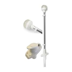Sealux Ayarlı Ledli 12V 60 cm Bayrak Direği