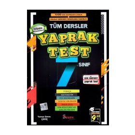 Seans Yayınları 7. Sınıf Tüm Dersler Yaprak Test