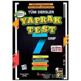 Seans Yayınları 7. Sınıf Tüm Dersler Yaprak Test