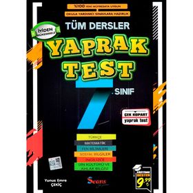 Seans Yayınları 7. Sınıf Tüm Dersler Yaprak Test