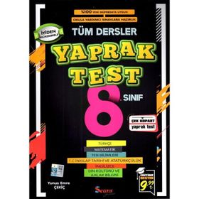 Seans Yayınları 8. Sınıf Tüm Dersler Yaprak Test